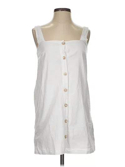 Pre-owned Sndys Casual Dress In White