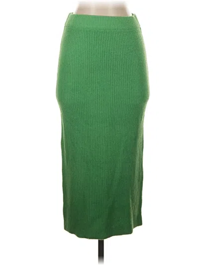 Pre-owned Sndys Casual Skirt In Green