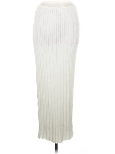 Pre-owned Sndys Casual Skirt In Ivory