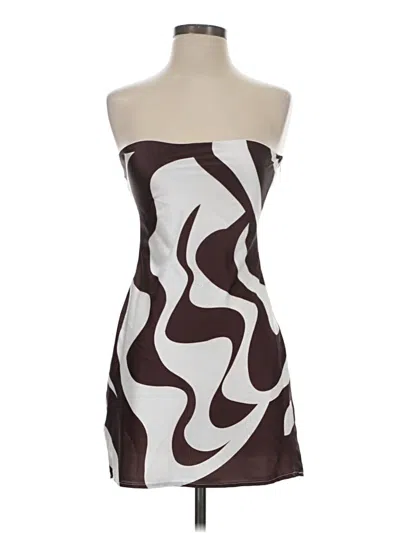 Pre-owned Sndys Cocktail Dress In Brown