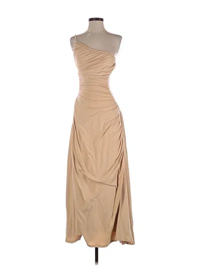 Pre-owned Sndys Cocktail Dress In Tan