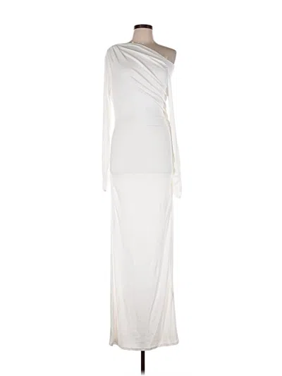 Pre-owned Sndys Cocktail Dress In White