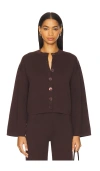 Sndys Daphne Cardigan In Coffee