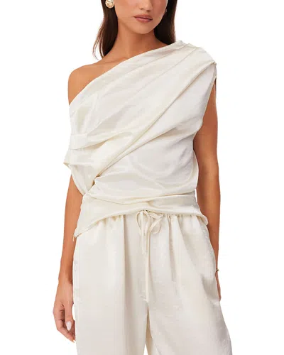 Sndys Dove Asymmetrical Top In White