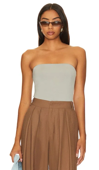 Sndys Easy Strapless Top In Grey
