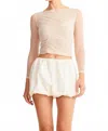Sndys Freja Bubble Skirt In Beige