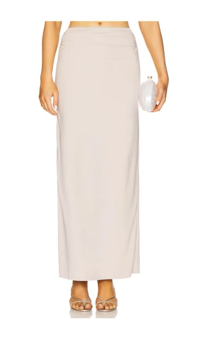 Sndys Gabby Maxi Skirt In Neutral
