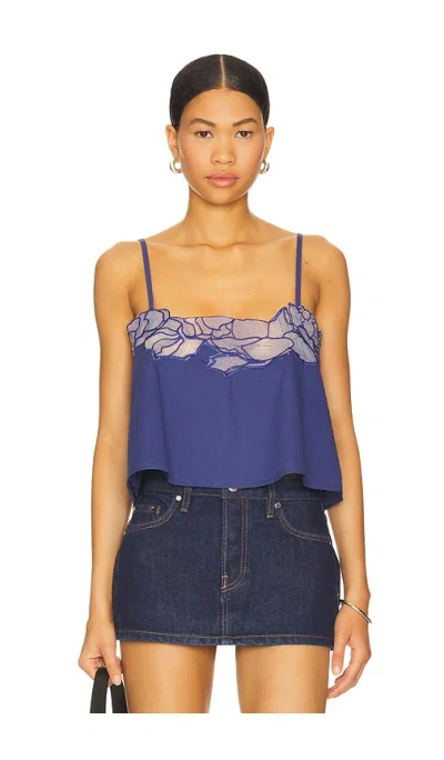 Sndys Greta Top In Blue