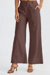 Sndys Hale Linen Pants In Chocolate