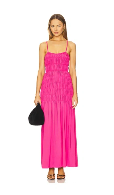 Sndys Ingrid Maxi Dress In Pink