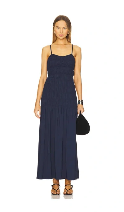 Sndys Ingrid Maxi Dress In Blue