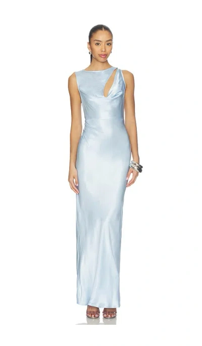 Sndys Jessie Maxi Dress In Blue