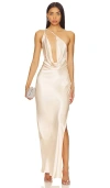 Sndys Cari Maxi Dress In Champagne
