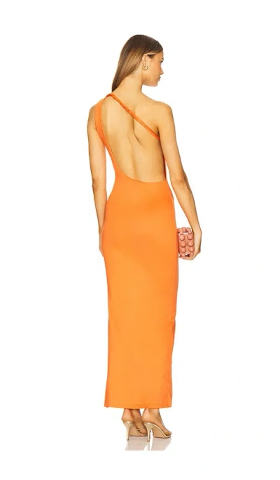 Sndys Juniper Maxi Dress In Orange