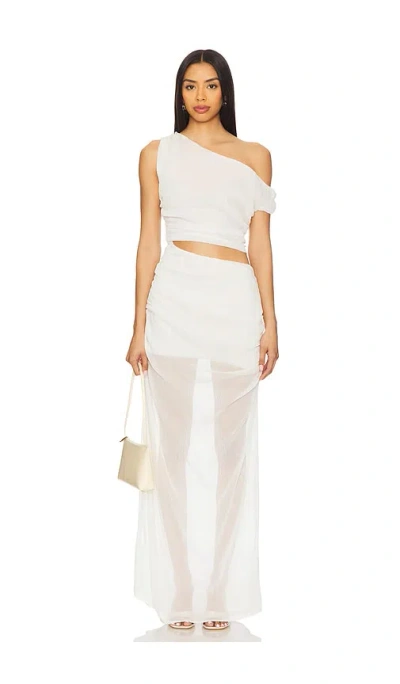 Sndys Kilee Maxi Dress In White