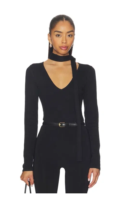 Sndys Kimmy Knit Top In Black