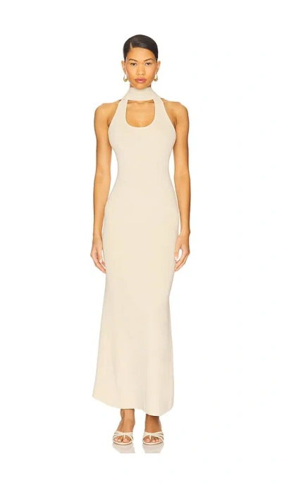 Sndys Laia Maxi Dress In Neutral
