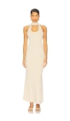 Sndys Laia Maxi Dress In Neutral