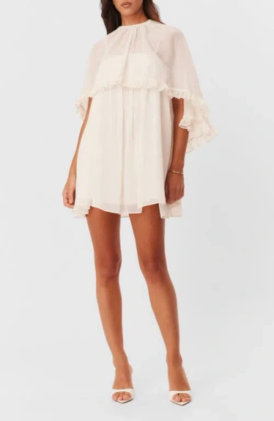 Sndys Laurie Cape Minidress In White