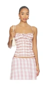 Sndys Lelessa Corset Top In Multi