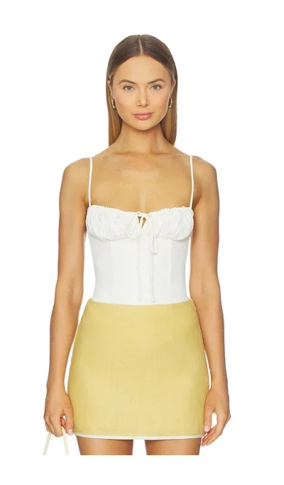 Sndys Lelessa Corset Top In White