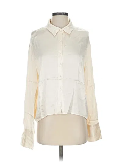 Pre-owned Sndys Long Sleeve Blouse In Ivory
