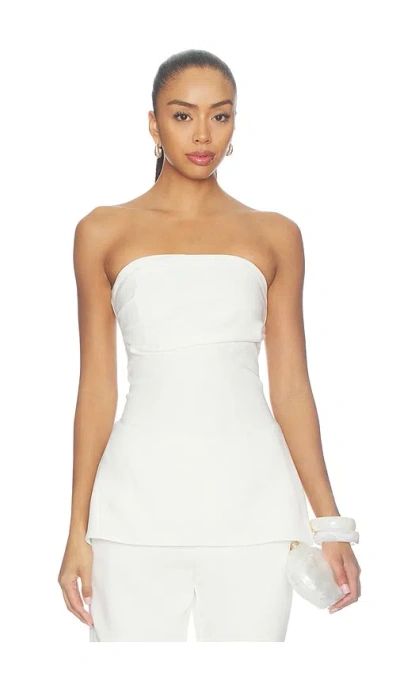 Sndys Louis Longline Top In White