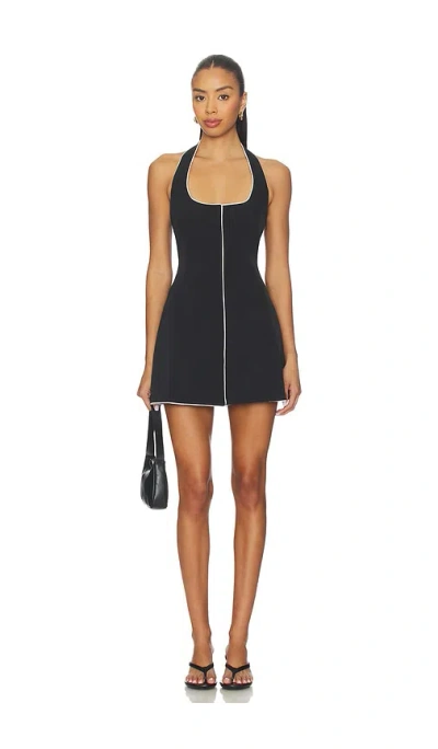 Sndys Lyns Halterneck Dress In Black