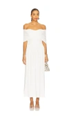 Sndys Madrid Maxi Dress In White
