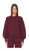 Sndys Maja Knit Jumper In Burgundy