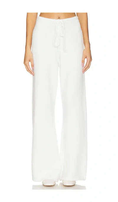 Sndys Maja Knit Pant In White