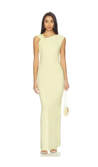 Sndys Mariella Jersey Maxi Dress In White