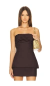 Sndys Mimi Longline Top In Burgundy