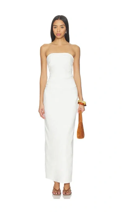 Sndys Mimi Maxi Dress In White