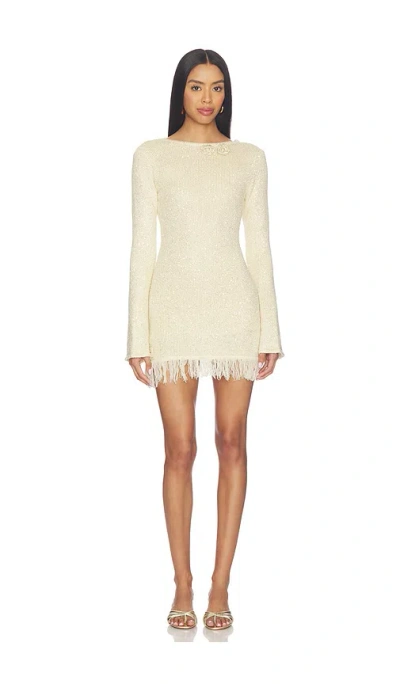 Sndys Monroe Multiway Knit Mini Dress In White