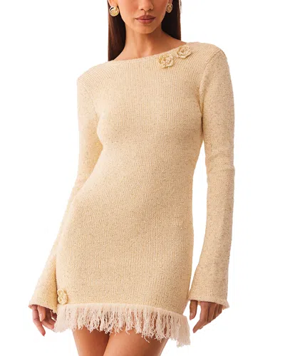 Sndys Monroe Multiway Knit Mini Dress In Neutral
