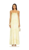 Sndys Myra Maxi Dress In Yellow