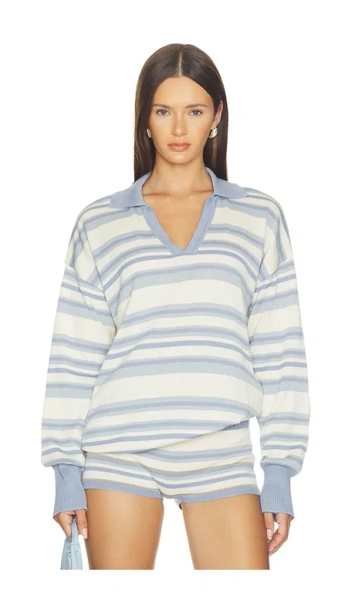 Sndys Nada Knit Jumper In Blue