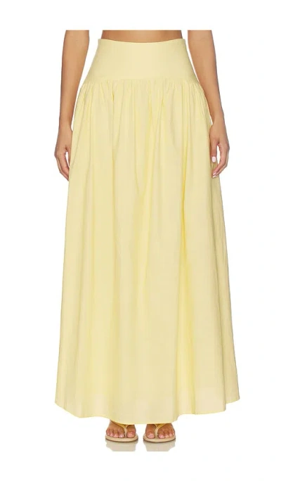 Sndys Nesa Maxi Skirt In Pollen