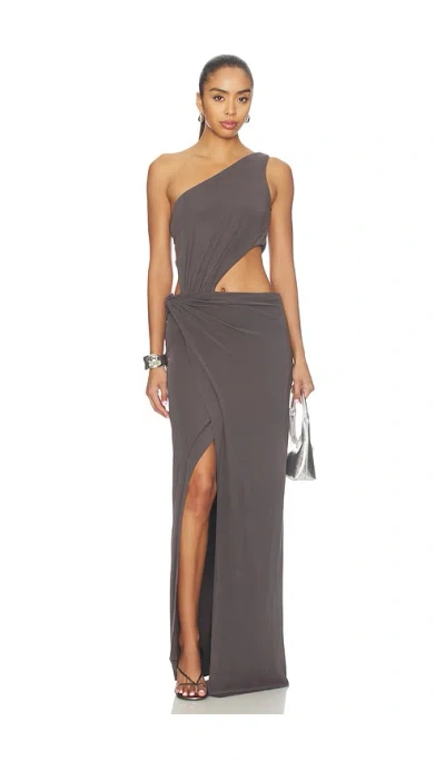Sndys Orla Maxi Dress In Gray