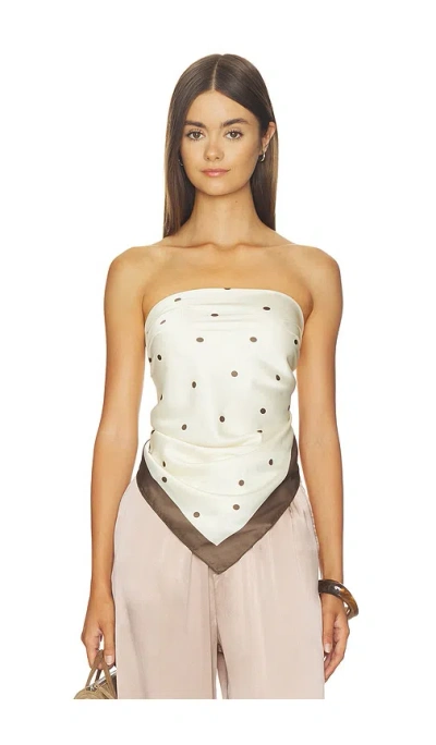 Sndys Polka Dot Wrap In White