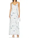 Sndys Pomelo Maxi Dress In Escapism