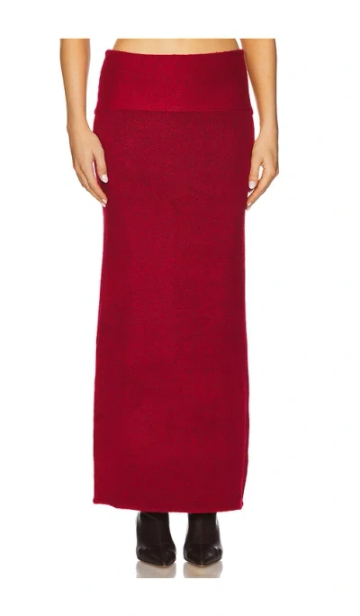 Sndys Quinn Maxi Skirt In 레드