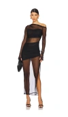 Sndys Reine Maxi Dress In 블랙