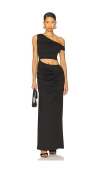 Sndys Rikke Jersey Maxi Dress In Black