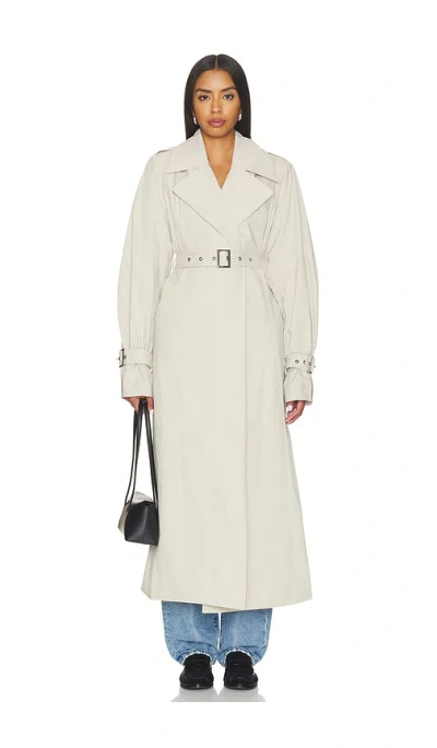 Sndys Searle Lightweight Trench Coat In Neutral