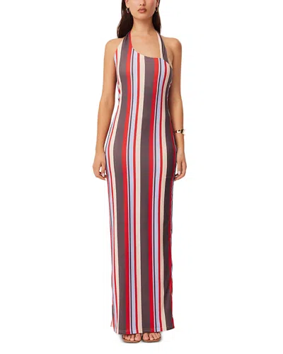 Sndys Sherri Asymmetrical Maxi Dress In Multi
