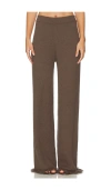 Sndys Skyler Knit Pant In Brown