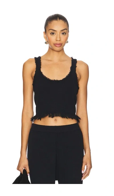 Sndys Skyler Knit Top In Black
