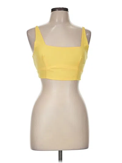 Sndys Sleeveless Top Yellow Square Neckline Tops